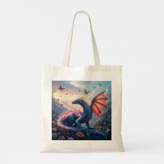 glitterdraak tote bag