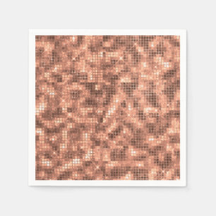 Glitterend Goud Luxe Glans Meisjesachtige Paillett Servet
