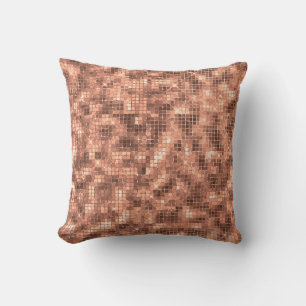 Glitterend Gouden Champagne Luxe Glans Kussen