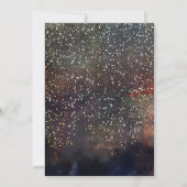 Glitterende Aquarel Aardse Rustieke Moderne Glam P Kaart (Achterkant)