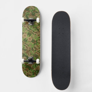 Glitterende Camouflage Legergroen Tomboy Camo Skateboard