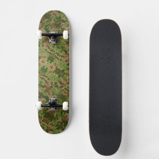 Glitterende Camouflage Legergroen Tomboy Camo Skateboard