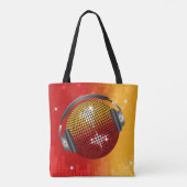 Glitterende Disco Bal Draagtas (Achterkant)