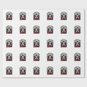 Glitterende Griezelige Handen Vintage Halloween Gr Cadeaupapier