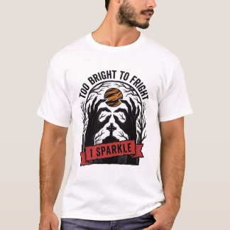 Glitterende Griezelige Handen Vintage Halloween Gr T-shirt