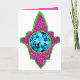 Glitterende hamsa Eid Feestdagen Kaart