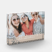 Glitterende harten Besties Foto (Links)