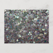 Glitterende kleurrijke zilveren mozaïek briefkaart (Voorkant)