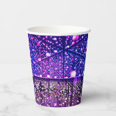 Glitterende lichten Papieren beker (Achterkant)