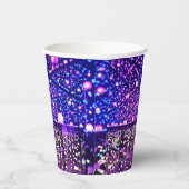 Glitterende lichten Papieren beker (Rechts)