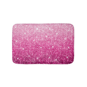 Glitterende Luxe Roze Gradiënt Badmat