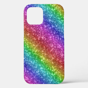Glitterende Regenboog Glans iPhone 12 Pro Hoesje