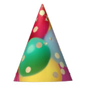 Glitterende Roze Feest  Feesthoedjes (Voorkant)