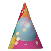 Glitterende Roze Feest  Feesthoedjes (Rechts)
