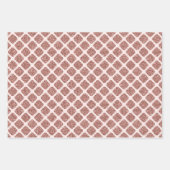 Glitterende roze goud inpakpapier vel (Voorkant)