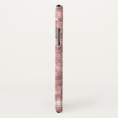 Glitterende Roze Goud Roze Luxe Glans Case-Mate iPhone Case (Achterkant / rechts)