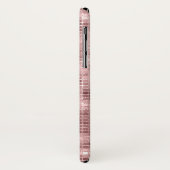 Glitterende Roze Goud Roze Luxe Glans Case-Mate iPhone Case (Achterkant/links)