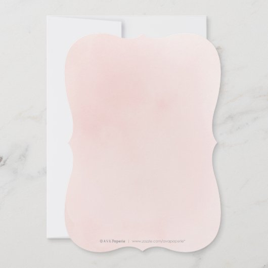 Glitterende roze gouden glans bloemige sweet 16 ve kaart (Achterkant)