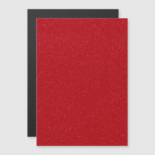Glitterende Tomatenrood Magnetische Kaart – Aanpas