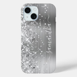 Glitterende zilverfolie moderne meisjesachtige han
