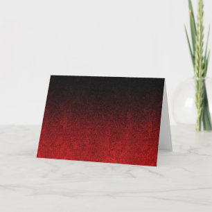 Glittergradiënt voor zwart-rood feestdagen kaart