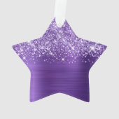 Glitterie Améthyste Violet Glam Nom Étoile (dos)