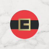 Glitterie de Noël Père Noël Belts Confetti de vaca (Petit recto)