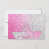 Glitterie Dégradé RSVP rose chaud (Dos)