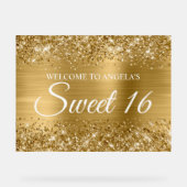 Glitterie Gold Foil Sweet 16 (Recto)