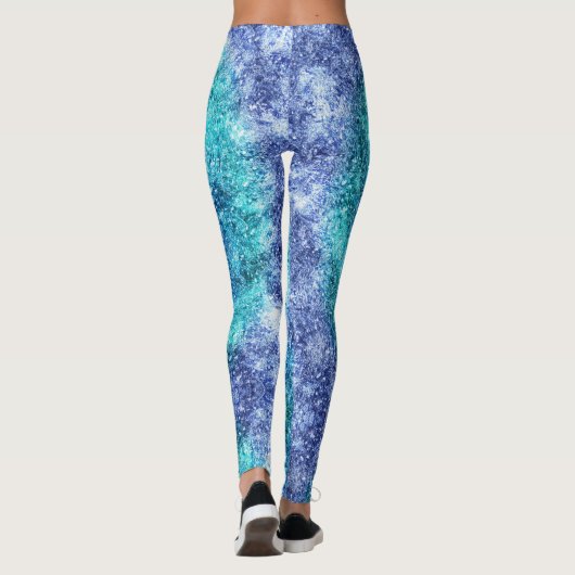 Glitterie Leggings multicolores (Dos)