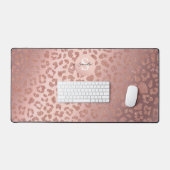 Glitterie Poster de animal rose Gold Glam (Clavier et souris)