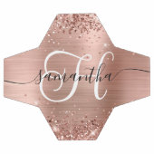 Glitterie Rose or Glam Monogramme (Plat)