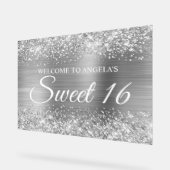 Glitterie Silver Foil Sweet 16 (Angle)