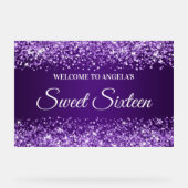 Glitterie Sweet sixteen royal pourpre (Recto)