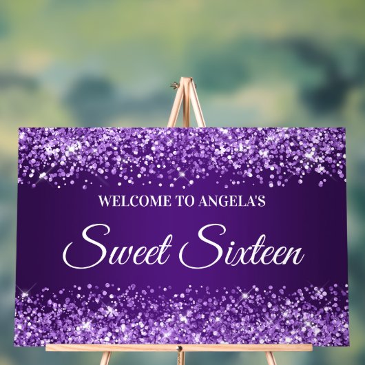 Glitterie Sweet sixteen royal pourpre (Neutre)