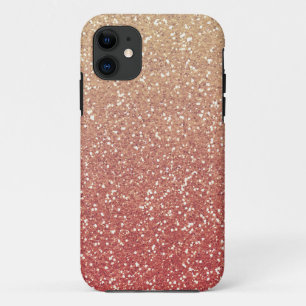 Glitterig Gouden Meloen iPhone 11 Hoesje
