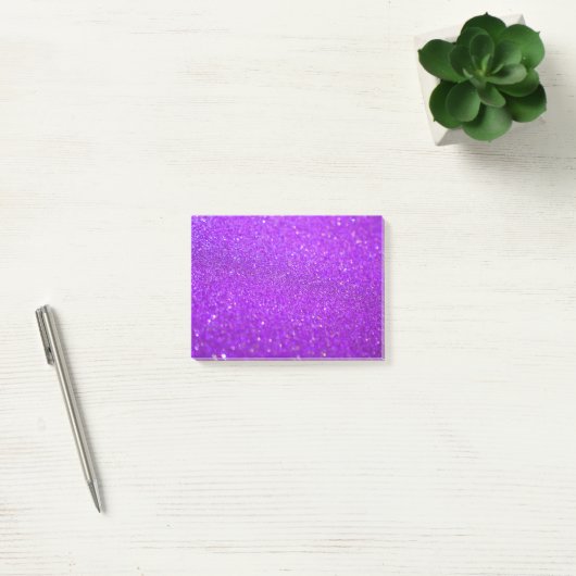Glitterig Paars Post-it® Notes (Kantoor)