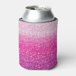 Glitterig roze ombre blikjeskoeler