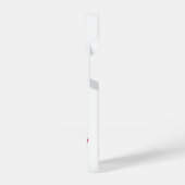 Glitterige kerstboom iPhone hoesje (Linkerkant)