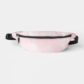 Glitterige Roze Print Cut Sew Heuptas Heuptasje