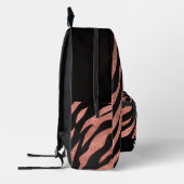 Glitterige zebraprint rugzak (Links)