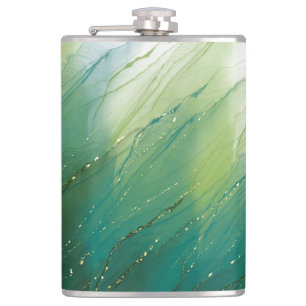 Glitterij Alcohol Ink Tumbler Ontwerp Heupfles