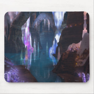 Glittering Caves van Night Mousepad Muismat