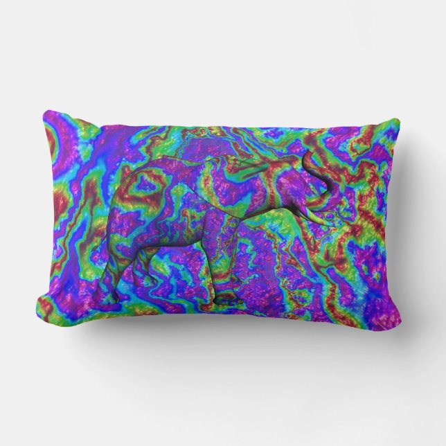 Glittering Elephant Kussen (Voorkant)