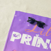 👸 Glittering Fairy Princess Custom Name Strandlaken (In situ)