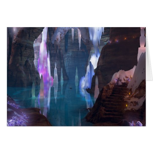 Glittering grotten 's nachts (Voorkant Horizontaal)