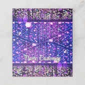 Glittering Lights Place Cards (Buitenkant ongevouwen)