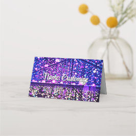 Glittering Lights Place Cards