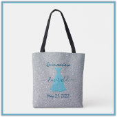 Glittering Quinceanera Herdenking Canvas tas