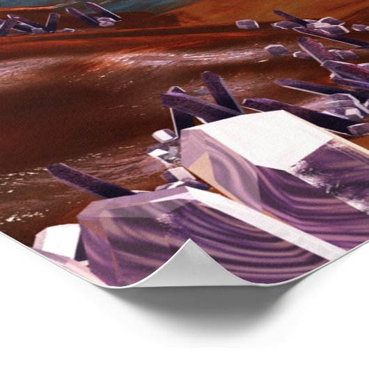 Glittering snijtanden afdrukken poster (Hoek)